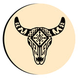 Tribal Bull Skull Wax Seal Stamps