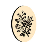 Peony Oval Wax Seal Stamps