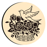 Flower Basket Bird Rose Tulip Wax Seal Stamps