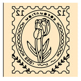 Tulip Square Wax Seal Stamps