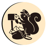 Squirrel Postman Wax Seal Stamps
