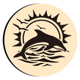 Dolphin Sun Waves Wax Seal Stamps