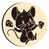 Cartoon Mouse Wax Seal Stamps