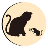 Cat Mouse Flower Wax Seal Stamps
