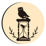 Owl Hourglass Leaves Wax Seal Stamps