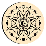 Octagonal Star Moon Wax Seal Stamps