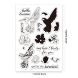 Craspire Hummingbird, Flower, Love Clear Silicone Stamp Seal for Card Making Decoration and DIY Scrapbooking