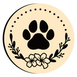 Dog Paw Wreath Wax Seal Stamps