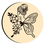 Butterfly Flower Wax Seal Stamps