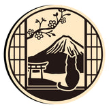 Cat Fuji Sakura Wax Seal Stamps