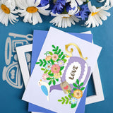 CRASPIRE Birds, Afternoon Tea, Flowers, Leaves Carbon Steel Cutting Dies Stencils, for DIY Scrapbooking/Photo Album, Decorative Embossing DIY Paper Card