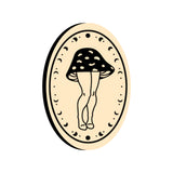 Mushroom Man Oval Wax Seal Stamps
