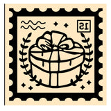 Gift-1 Square Wax Seal Stamps
