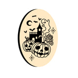 Halloween Pumpkin Oval Wax Seal Stamps