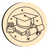 Bachelor Cap Wax Seal Stamps
