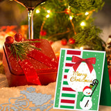 CRASPIRE Christmas Tree, Christmas Bells, Christmas Snowman Carbon Steel Cutting Dies Stencils, for DIY Scrapbooking/Photo Album, Decorative Embossing DIY Paper Card