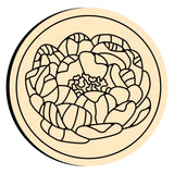 Peony Flower Wax Seal Stamps