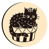 Cat Cactus Wax Seal Stamps