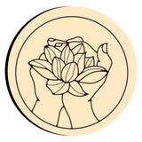 Hand Lotus Wax Seal Stamps