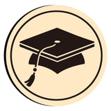 Graduation Hat Wax Seal Stamps