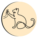 Cat Hands High Five Wax Seal Stamps