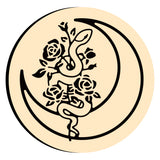 Moon and Snake-1  Wax Seal Stamps