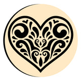 Heart Pattern Wax Seal Stamps
