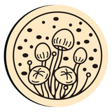 White Jade Mushroom Wax Seal Stamps