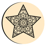 Pentagram Mandala Wax Seal Stamps
