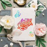 CRASPIRE Flowers and Butterflies Carbon Steel Cutting Dies Stencils, for DIY Scrapbooking/Photo Album, Decorative Embossing DIY Paper Card