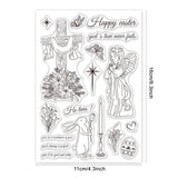 Craspire Easter, Angel, Prayer, Bunny, Easter Egg, Cross, Tulips, Daffodils, Daisies, Roses, Leaves, Bushes, Hexagram, Candles, Text, Butterflies Clear Silicone Stamp Seal for Card Making Decoration and DIY Scrapbooking