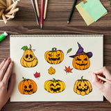 Craspire Halloween, Pumpkin Clear Silicone Stamp Seal for Card Making Decoration and DIY Scrapbooking