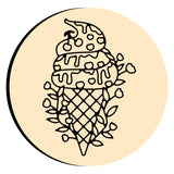 Ice Cream Vine Wax Seal Stamps
