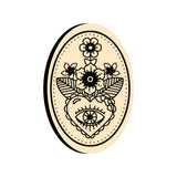 Floewr Oval Wax Seal Stamps