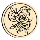 Rose and Snake Wax Seal Stamps