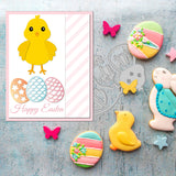 CRASPIRE Chick and Egg, Easter Carbon Steel Cutting Dies Stencils, for DIY Scrapbooking/Photo Album, Decorative Embossing DIY Paper Card