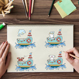 Craspire Sea Animals, Whale, Boat Clear Silicone Stamp Seal for Card Making Decoration and DIY Scrapbooking