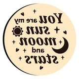 You are My Sun Moon and Stars Wax Seal Stamps