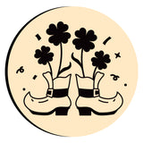 St. Patrick's Day Clover Boots Wax Seal Stamps
