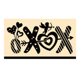 XOXO Rectangle Wax Seal Stamps