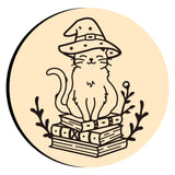 Book Magic Hat Cat Wax Seal Stamps