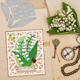 CRASPIRE Lily of the Valley, Butterfly, Ladybug Carbon Steel Cutting Dies Stencils, for DIY Scrapbooking/Photo Album, Decorative Embossing DIY Paper Card