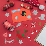 CRASPIRE Winter, Christmas, Hat Scarf Carbon Steel Cutting Dies Stencils, for DIY Scrapbooking/Photo Album, Decorative Embossing DIY Paper Card