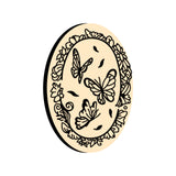 Butterfly Garland Oval Wax Seal Stamps