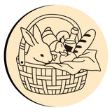 Bunny Bread Basket Picnic Wax Seal Stamps