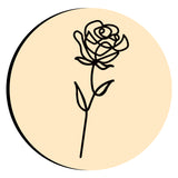 Rose Flower Wax Seal Stamps