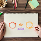 Craspire Halloween Bat Pumpkin Skeleton Ghost Clear Silicone Stamp Seal for Card Making Decoration and DIY Scrapbooking