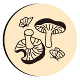 Dried Mushroom Wax Seal Stamps