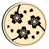 Three Cherry Blossoms Wax Seal Stamps
