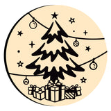 Christmas Tree Gift Box Wax Seal Stamps